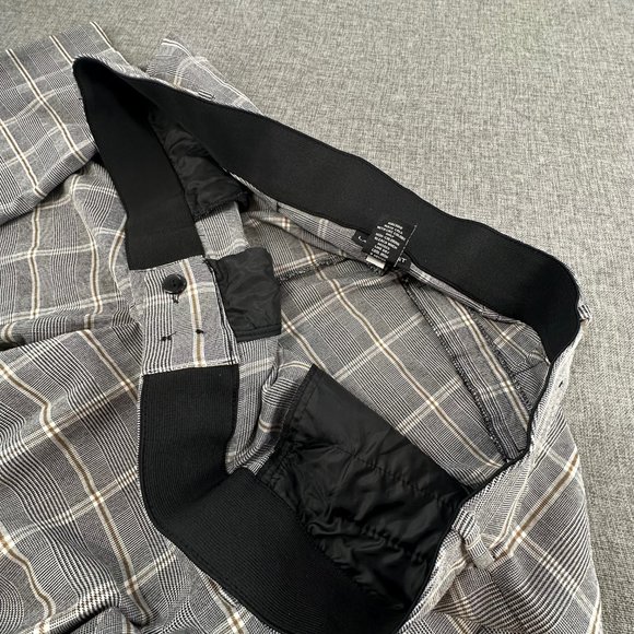 Lane Bryant Plaid Pants‎ Straight Plus 26 Elastic Stretch Waist - Picture 11 of 15